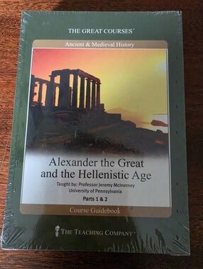 The Great Courses: Alexander the Great and the Hellenistic Age DVD & Book NEW